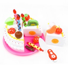 오즈토이 파티 케이크 썰기 소꿉놀이, 혼합색상, 1개 완구/취미/역할놀이 반품 최저가 5,500원