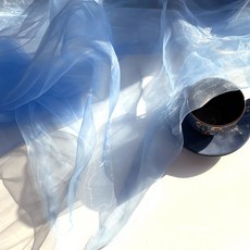 오간디 크리스탈 광폭 원단, 스카이, 1개 홈인테리어/수예/수선 반품 최저가 26,170원