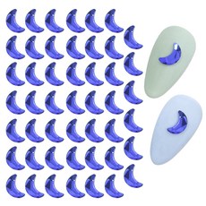 메이브라운 대용량 달스톤 네일파츠 8x5.5mm 50p, 블루, 1개 뷰티/네일 반품 최저가 8,090원