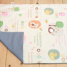 화모 순면 신생아 사계절 침대 방수패드, 동물농장, 1개 생활용품/기저귀매트 반품 최저가 21,020원