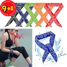 냉동 쿨 스카프, 블루, 10개 스포츠/레저/스포츠잡화 반품 최저가 7,030원