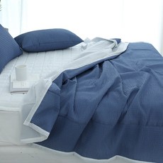 스코홈 심쿵시리즈 여름 시어서커 양겹이불, 심쿵 네이비 홈인테리어/침구 반품 최저가 16,310원