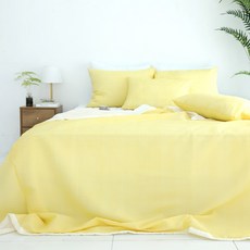 스코홈 심쿵 여름 시어서커 양겹이불, 심쿵 옐로우 홈인테리어/침구 반품 최저가 18,770원