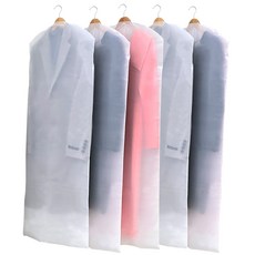 아모란나 밑단오픈형 반투명 옷커버, 5개입, 1개 생활용품/압축팩/커버 반품 최저가 6,470원