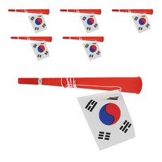 파티쇼 응원태극기나팔, 레드, 6개 문구/오피스/파티/이벤트 반품 최저가 7,650원