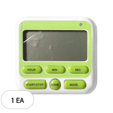 투영디자인 무소음 스톱워치, 그린계열, 1세트 문구/오피스/사무용품 전문관 반품 최저가 6,730원
