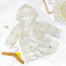 비단길 여아용 마우후드 레이스 로브 커버업 출산/유아동/유아동패션 반품 최저가 9,910원