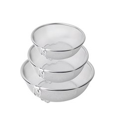 키친아트 원형 스텐 볼바구니 3종 세트, 1세트 주방용품/주방조리도구 반품 최저가 16,580원