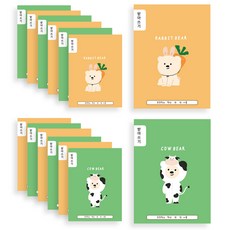 아트모아 초등 받아쓰기 노트 2종 x 7p, 혼합색상, 1세트 문구/오피스/노트/메모지 반품 최저가 4,210원