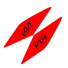 달구름 차량용 헤드라이트 리플렉터 데칼 스티커 KIN 로고 레드 좌 + 우 세트, K8 자동차용품/익스테리어 반품 최저가 6,810원