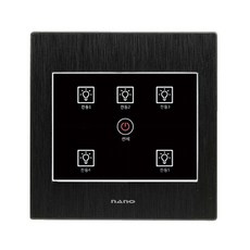 빅토리 나노아트 터치 올블랙 리모컨 5구 스위치, 1개 생활용품/생활전기용품 반품 최저가 52,890원