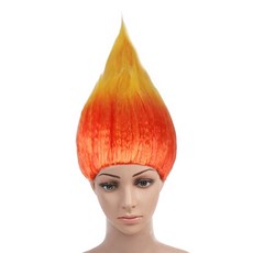 마켓감성 재미난 뾰족 가발, 오렌지옐로, 1개 문구/오피스/파티/이벤트 반품 최저가 9,990원