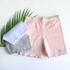 우주아이 여아용 소프트 순면 프릴 속바지 3종 세트 출산/유아동/유아동패션 반품 최저가 8,210원