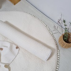 문스토리 100수 누빔 원형 롱 쿠션커버 + 마이크로화이버 솜, 무지 출산/유아동/매트/안전용품 반품 최저가 20,750원