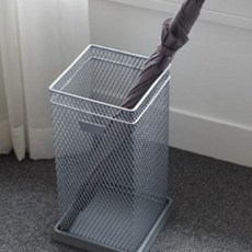 한스틸 사각매쉬 우산꽂이, 1개, 실버 생활용품/수납/정리 반품 최저가 14,300원
