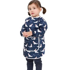 베베슈에뜨 아동용 긴팔 미술가운 앞치마 + 파우치, 언더더시 문구/오피스/미술/화방용품 반품 최저가 12,760원