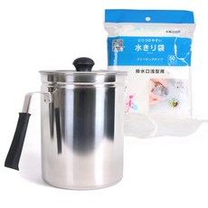 리빙해피 음식물 쓰레기통 + 배수구 거름망 50p, 1개 주방용품/음식물쓰레기통 반품 최저가 6,240원