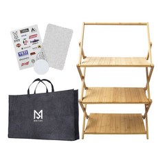 메이리앤 우드쉘프 행어버전 선반 3단+S자고리 4개+특별구성 4종, 1세트 스포츠/레저/캠핑전문관 반품 최저가 34,480원