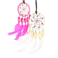 투에스벅 아몬드 미니 차량용 드림캐쳐 2p 세트, 화이트, 핑크, 2개 자동차용품/인테리어 반품 최저가 2,020원