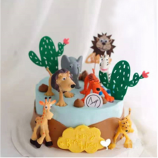 동물 케이크 피규어 토퍼 세트, 선인장, 1세트 완구/취미/피규어/다이캐스트 반품 최저가 5,220원