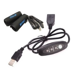 오토바이 USB 핸들 열선 그립 + 3단 온도조절기 세트, 혼합색상, 1세트 자동차용품/오토바이용품 반품 최저가 21,340원