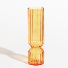 리버그린 잘록허리 라인 유리 화병, 옐로우 홈인테리어/홈데코/디퓨저 반품 최저가 7,120원