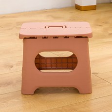 로앤뷰 휴대용 접이식 미니 의자 중형, 연핑크 홈인테리어/가구 반품 최저가 5,860원