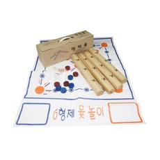 육형제바둑 고급 윷놀이 세트 장작윷 나, 혼합 색상, 1개 완구/취미/보드게임 반품 최저가 17,150원