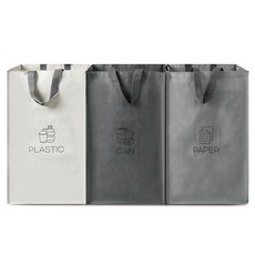 마켓플랜 타포린 분리수거함 3종 세트 대형, 혼합색상 생활용품/수납/정리 반품 최저가 9,800원