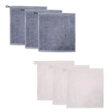 송월타월 솔리드 컬러 고리타올 회색 3p + 솔리드 컬러 고리타올 3p, 분홍, 1세트 주방용품/주방잡화 반품 최저가 6,900원