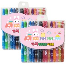 영아트 색연필 샤프식 여아용 2p, 16색, 1세트 문구/오피스/학용품/수업준비 반품 최저가 4,780원