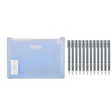 델리 12분류 확장형 아코디언 폴딩 파일박스 + 유성볼펜 0.5mm 12p 72580, 랜덤발송(폴딩박스), 블랙(볼펜), 1세트 문구/오피스/사무용품 전문관 반품 최저가 4,510원