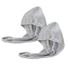 와이홈 극세사 헤어 드라이 타올, 줄무늬, 2개 홈인테리어/수건/타월 반품 최저가 9,910원