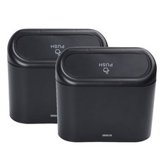 어반카 차량용 미니 클립 쓰레기통 2p, 블랙, 2개 자동차용품/인테리어 반품 최저가 6,220원