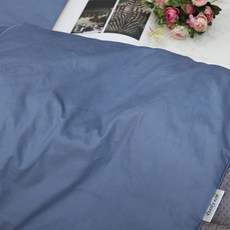 데일리에코 솔리드 요 토퍼 겸용 커버 4cm 전용, 블루 홈인테리어/침구커버 반품 최저가 23,990원