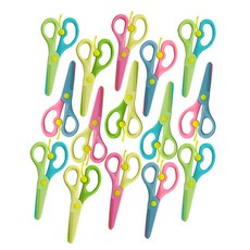 블루마토 아동용 투 컬러 안전가위 SCS004 15p 세트, 랜덤발송, 1세트 문구/오피스/미술/화방용품 반품 최저가 5,800원