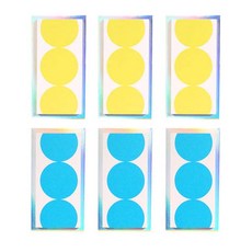 루카랩 쓰리닷 메모지 3종 x 2p B 세트, 네온 옐로우 + 네온 블루, 1세트 문구/오피스/노트/메모지 반품 최저가 5,700원