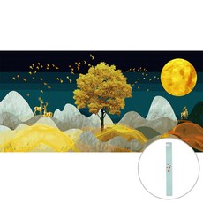 아트조이 DIY 명화그리기 조립형 120 x 60cm, 황금달과 황금동산, 1개 문구/오피스/미술/화방용품 반품 최저가 13,720원