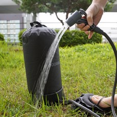 아이두젠 오토 프레셔 캠핑용 간이 샤워기 + 샤워백 13L 세트, 블랙, 1개 스포츠_레저/캠핑전문관 반품 최저가 19,420원