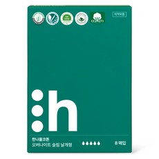 한나올코튼 오버나이트 생리대, 8개입, 1개 생활용품/일반생리대 반품 최저가 7,110원