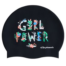 피닉스 디자인 실리콘 수영모 걸파워 PSC-03, 블랙, 1개 스포츠/레저/수영/수상스포츠 반품 최저가 9,750원