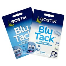 보스틱 블루택 오리지널 50g + 화이트 50g 세트, 1세트 문구/오피스/사무용품 전문관 반품 최저가 9,080원