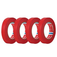 다다 칼라 마스킹테이프 빨강 15mm x 20m, 4개 홈인테리어/공구/철물/DIY 반품 최저가 4,530원