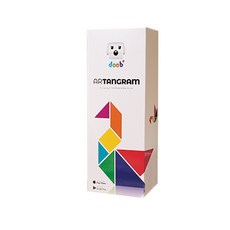 AR TANGRAM 칠교놀이퍼즐 자석형, 혼합색상, 1개 완구/취미/STEAM완구 반품 최저가 26,470원