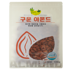 미소한입 두리식품 구운 아몬드, 1kg, 1개 식품/견과/건과 반품 최저가 19,590원