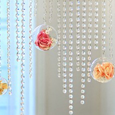 대한 팔각 크리스탈 비즈발, 투명 홈인테리어/커튼/블라인드 반품 최저가 7,700원