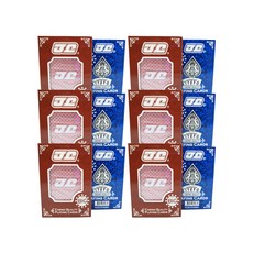 JJ 엠보싱 빅점보 홀덤카드 2종 세트, 레드 + 블루, 6개 완구/취미/보드게임 반품 최저가 48,680원