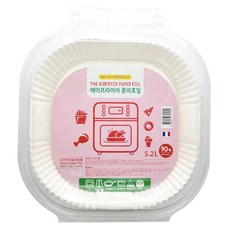 제이제이해피하우스 에어프라이어 사각 종이호일, 23cm, 90개입, 1개 주방용품/일회용품/종이컵 반품 최저가 9,700원