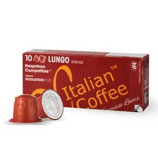 이탈리안커피 네스프레소 호환 캡슐커피 룽고, 5.5g, 10개입, 1개 주방용품/주전자/커피/티용품 반품 최저가 4,180원