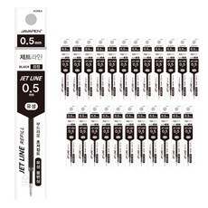 자바펜 제트라인 리필심 0.5mm, 검정, 24개 문구/오피스/학용품/수업준비 반품 최저가 4,870원